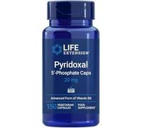 Life Extension - Pyridoxal 5'-Phosphate 20 mg, 150 Gélules Végétariennes - Soutient le Système Nerveux, le Métabolisme Énergétique, le Métabolisme du Glycogène et la Santé Cardiaque