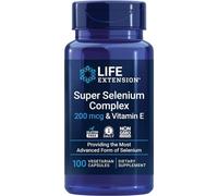 Super Selenium Complex & Vitamin E 100 Capsules Végétariennes LIFE Extension