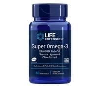 Life Extension, Super Oméga-3 Epa/Dha Avec Sésame Lignans & Olive Fruit Extract, 60 Gélules
