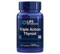 Life Extension, Thyroid Support Complex, avec Iode et L-Tyrosine, 60 Capsules végétaliennes, Sans Gluten, Végétarien, Sans Soja, Sans OGM