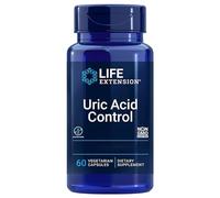 Life Extension, Uric Acid Control (Contrôle de l'Acide Urique), Terminalia bellirica 500mg, 60 Capsules végétaliennes, Sans Gluten, Végétarien, Sans Soja, Sans OGM