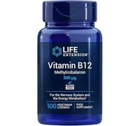 Life Extension - Vitamine B12 Méthylcobalamine 500 mcg, 100 Comprimés à Sucer Végétariens - Soutien pour l'Énergie, le Système Nerveux, le Métabolisme de l'Homocystéine et la Formation Sanguine