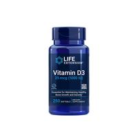 Life Extension, vitamine D3, 25 mcg 1000 UI, 250 gélules souples - envoi éclair