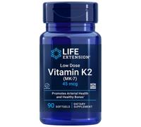 Life Extension Vitamine K2 à faible dose ( MK-7 ) 45 mcg - 90 capsules molles