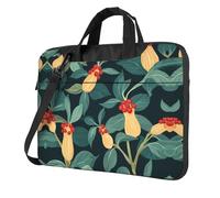 Life Fruit on the Vine Sac à bandoulière pour ordinateur portable facile à utiliser lors de vos voyages d'affaires, Noir/blanc, 14 inch