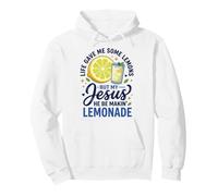 Life Gave Me Lemons But Jesus Makes Lemonade Faith Apparel Sweat à Capuche