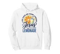 Life Gave Me Lemons But Jesus Makes Lemonade Faith Apparel Sweat à Capuche