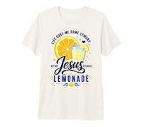 Life Gave Me Lemons But Jesus Makes Lemonade Faith Apparel T-Shirt Haut de Gamme