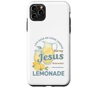 Life Gave Me Lemons But My Jesus Makes Lemonade Watercolor Coque pour iPhone 11 Pro Max