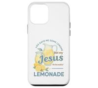 Life Gave Me Lemons But My Jesus Makes Lemonade Watercolor Coque pour iPhone 12 Mini