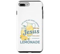 Life Gave Me Lemons But My Jesus Makes Lemonade Watercolor Coque pour iPhone 7 Plus/8 Plus