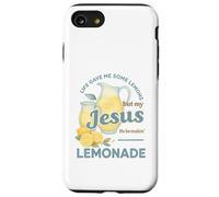 Life Gave Me Lemons But My Jesus Makes Lemonade Watercolor Coque pour iPhone SE (2020) / 7/8