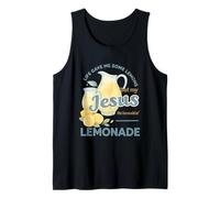 Life Gave Me Lemons But My Jesus Makes Lemonade Watercolor Débardeur
