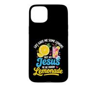 Life Gave Me Some Lemons But My Jesus He Be Make Limonade Coque pour iPhone 15 Plus