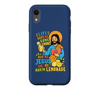 Life Gave Me Some Lemons But My Jesus He Be Make Limonade Coque pour iPhone XR
