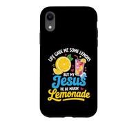 Life Gave Me Some Lemons But My Jesus He Be Make Limonade Coque pour iPhone XR