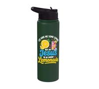 Life Gave Me Some Lemons But My Jesus He Be Make Limonade Stainless Steel Insulated Water Bottle
