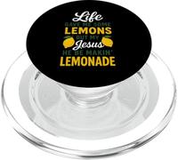 Life Gave Me Some Lemons But My Jesus He Be Makin Limonade PopSockets PopGrip pour MagSafe