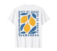 Life Gave Me Some Lemons Jesus Limonade Vieilli sur Le Dos T-Shirt