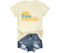 Life Gave Me Some Lemons Shirt But My Jesus He Be Make Lemonade T-shirt Christian Jesus Citation Tops, Jaune crémeux., XXL