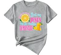 Life Gave Me Some Lemons Shirt Life Gave Me Some Lemons But My Jesus He Be Making Lemonade T-shirt unisexe, gris, XL
