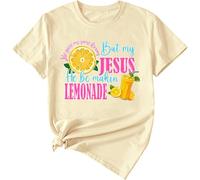 Life Gave Me Some Lemons Shirt Life Gave Me Some Lemons But My Jesus He Be Making Lemonade T-shirt unisexe, Jaune crémeux., M