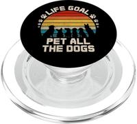 Life Goal Pet All The Dogs Chien Amusant PopSockets PopGrip pour MagSafe