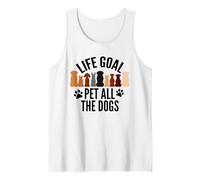 Life Goal Pet All The Dogs Chiot Paws Pattes, passionné d'animaux de Compagnie Débardeur