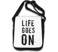 Life Goes On Faded Sac à bandoulière Blanc