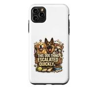 Life Got Hairy Dogs Thing Escale Quickly Funny Dogs Coque pour iPhone 11 Pro Max