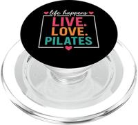 Life Happens Live Love Pilates Lover Entraînement Gym PopSockets PopGrip pour MagSafe