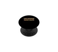 Life Happens Music Aide Les Amateurs de Musique et Les Fans PopSockets PopGrip Adhésif
