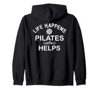 Life Happens Pilates Helps Hot Girls Do Pilates Instructor Sweat à Capuche