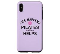 Life Happens Pilates Helps Pilates Era Pilates Instructor Coque pour iPhone XS Max