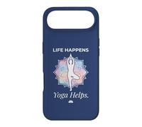 Life Happens Yoga et méditation contribuent au Bien-être | Lotus Pose 4 Coque pour iPhone Air