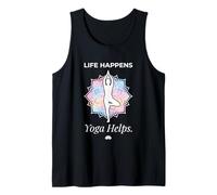 Life Happens Yoga et méditation contribuent au Bien-être | Lotus Pose 4 Débardeur