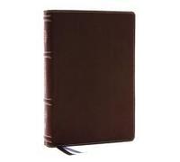 Life In Christ Bible: Discovering, Believing, And Rejoicing In Who God Says You Are (Nkjv, Brown Bonded Leather, Thumb Indexed, Red Letter, Comfort Print)