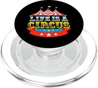 Life is a Circus - Funny Ringmaster Circus Theme PopSockets PopGrip pour MagSafe
