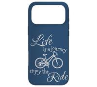 Life is a Journey Enjoy The Ride | L'Aventure à Bicyclette Coque pour iPhone 17 Pro Max