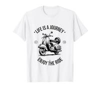Life is A Journey Enjoy The Ride Scooter Citation inspirante T-Shirt