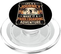 Life Is A Journey Planche à pagaie rétro aventureuse PopSockets PopGrip pour MagSafe
