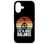 Life is All About Balance Monocycle drôle Coque pour iPhone 17