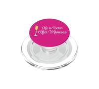Life is Better After Mimosas Funny Sunday Brunch Art Graphique PopSockets PopGrip pour MagSafe