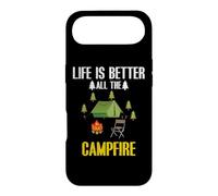 Life is Better All The Campfire Camping Camper Adventure Coque pour iPhone Air