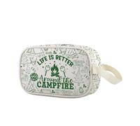Life is Better Around The Campfire Trousse de maquillage transparente Cadeau d'aventure Camping Merch, Campfire Cbag EU, Multifonctionnel