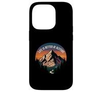 Life is Better at Altitude Mountain Hiking Nature Coque pour iPhone 14 Pro