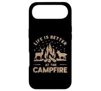 Life is Better at The Campfire Animaux Amusants Camping Nature Coque pour iPhone Air