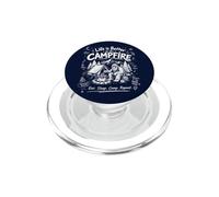 Life is Better At The Campfire Barbecue Vintage Bigfoot Camping PopSockets PopGrip pour MagSafe