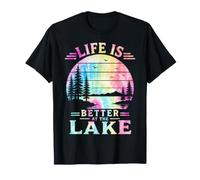 Life is Better At The Lake Life Lovers Fishing Boating T-Shirt
