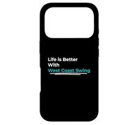 Life is Better, Danse Swing de la côte Ouest, Improvisation aléatoire Coque pour iPhone 17 Pro